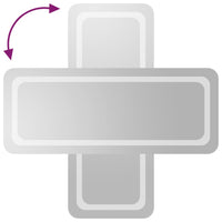 Thumbnail for LED-Badspiegel 40x100 cm