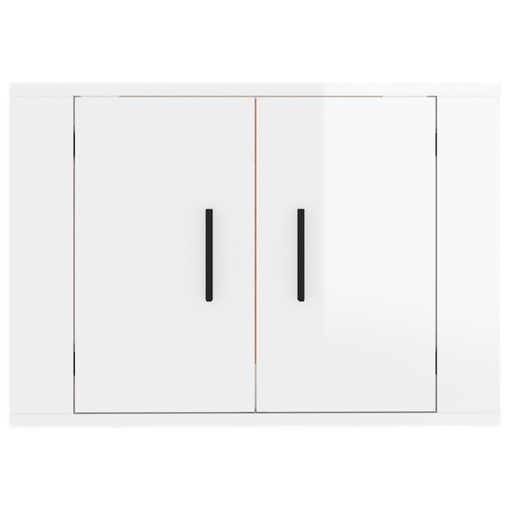 TV-Wandschrank Hochglanz-Weiß 57x34,5x40 cm
