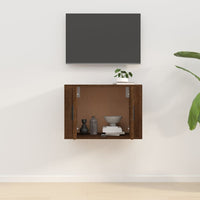 Thumbnail for TV-Wandschrank Braun Eichen-Optik 57x34,5x40 cm