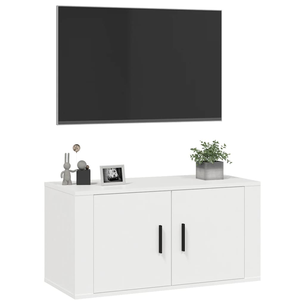 TV-Wandschrank Weiß 80x34,5x40 cm