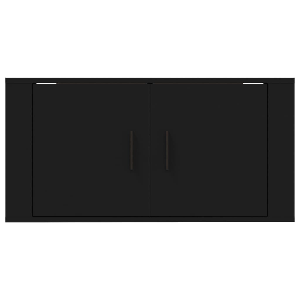 TV-Wandschrank Schwarz 80x34,5x40 cm