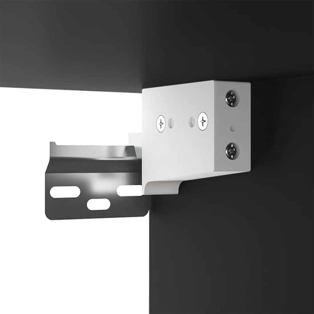 TV-Wandschrank Schwarz 80x34,5x40 cm