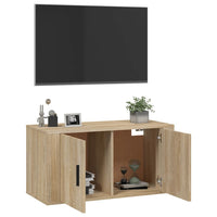 Thumbnail for TV-Wandschrank Sonoma-Eiche 80x34,5x40 cm
