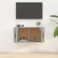 Thumbnail for TV-Wandschrank Betongrau 80x34,5x40 cm