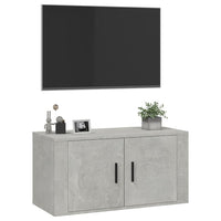 Thumbnail for TV-Wandschrank Betongrau 80x34,5x40 cm