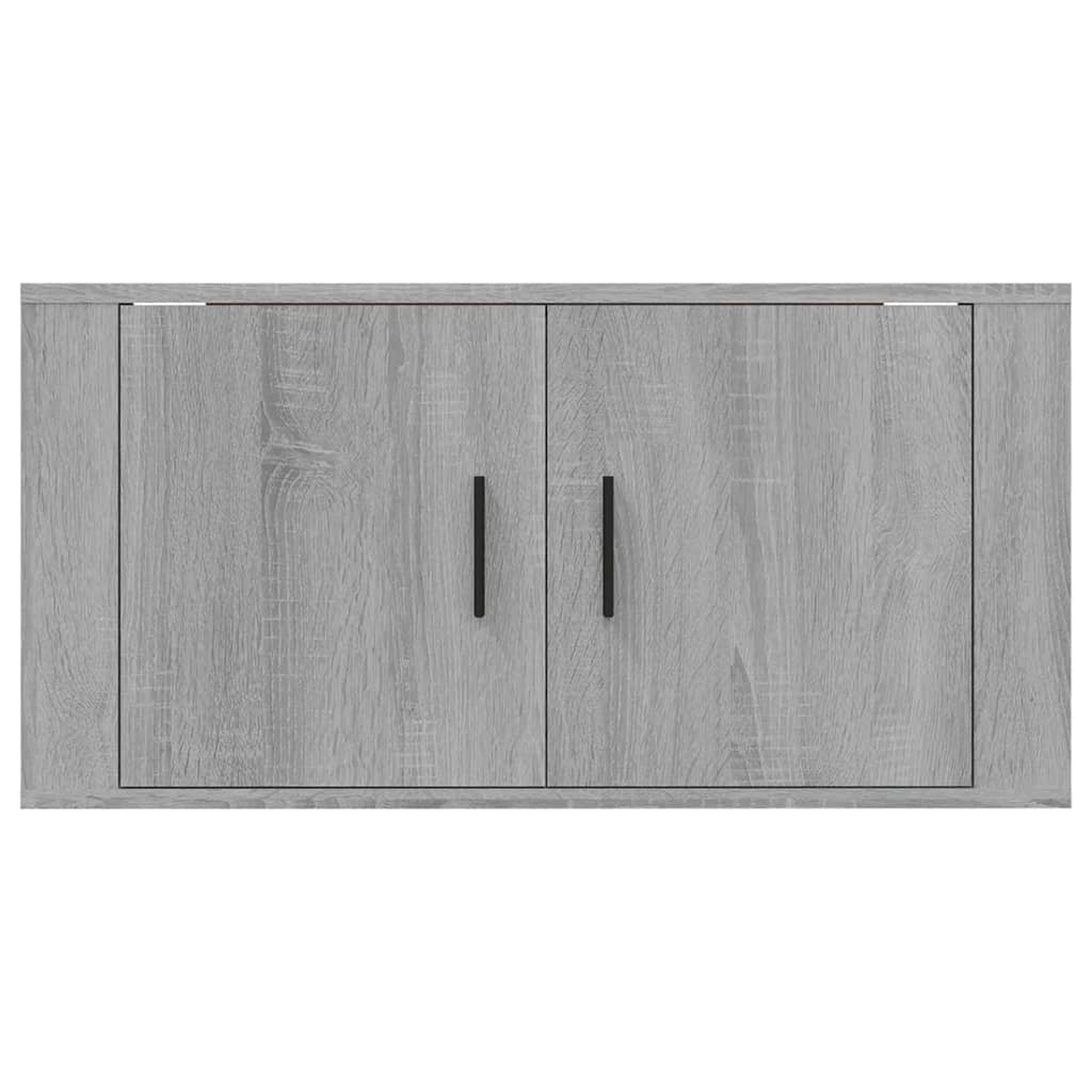 TV-Wandschrank Grau Sonoma 80x34,5x40 cm