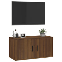 Thumbnail for TV-Wandschrank Braun Eichen-Optik 80x34,5x40 cm
