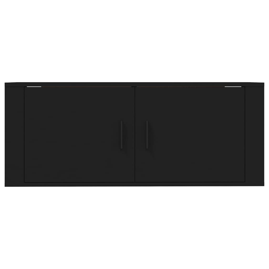 TV-Wandschrank Schwarz 100x34,5x40 cm