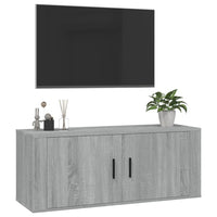 Thumbnail for TV-Wandschrank Grau Sonoma 100x34,5x40 cm