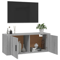 Thumbnail for TV-Wandschrank Grau Sonoma 100x34,5x40 cm