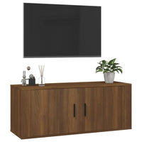 Thumbnail for TV-Wandschrank Braun Eichen-Optik 100x34,5x40 cm