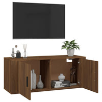 Thumbnail for TV-Wandschrank Braun Eichen-Optik 100x34,5x40 cm