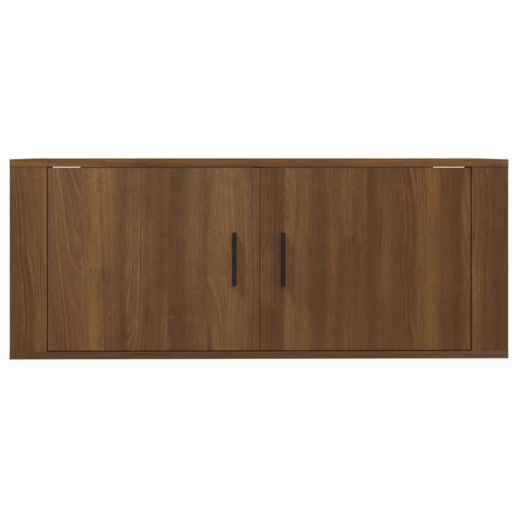 TV-Wandschrank Braun Eichen-Optik 100x34,5x40 cm