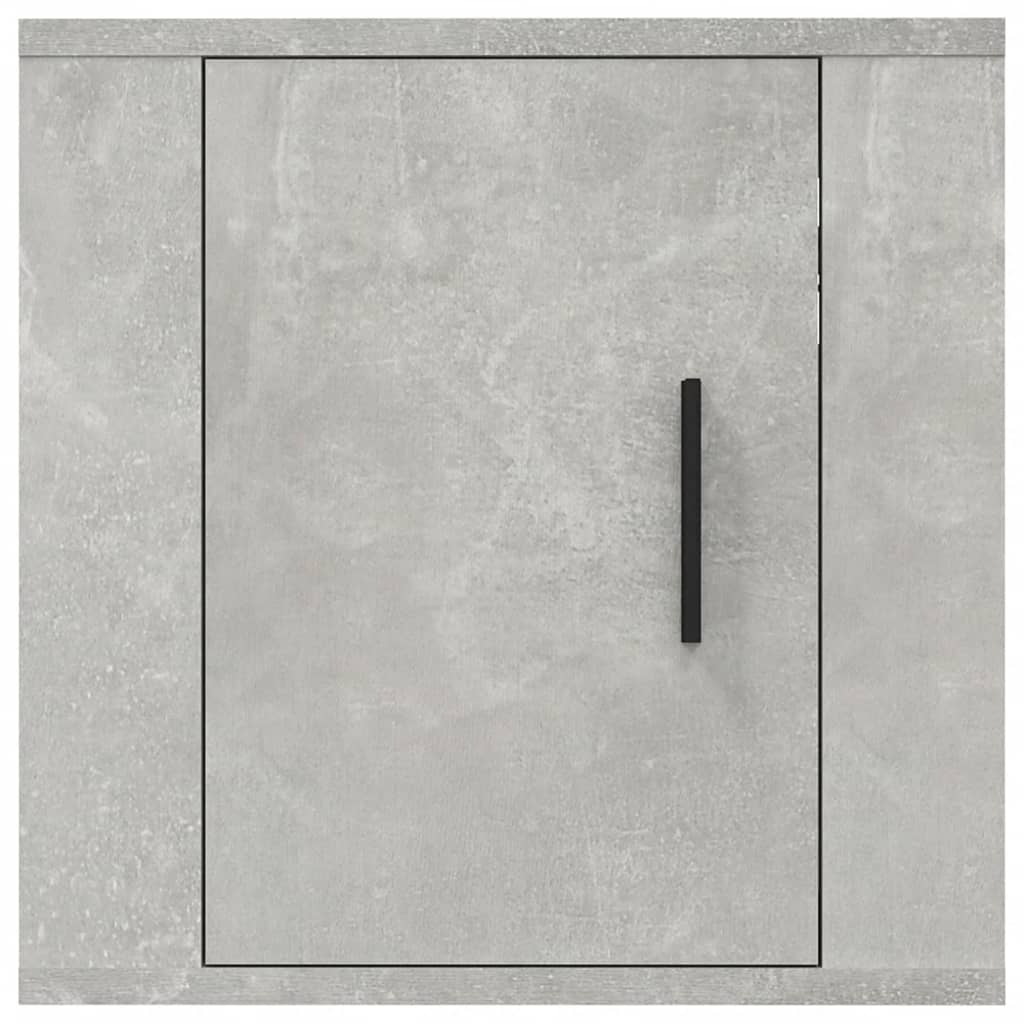 TV-Wandschränke 2 Stk. Betongrau 40x34,5x40 cm