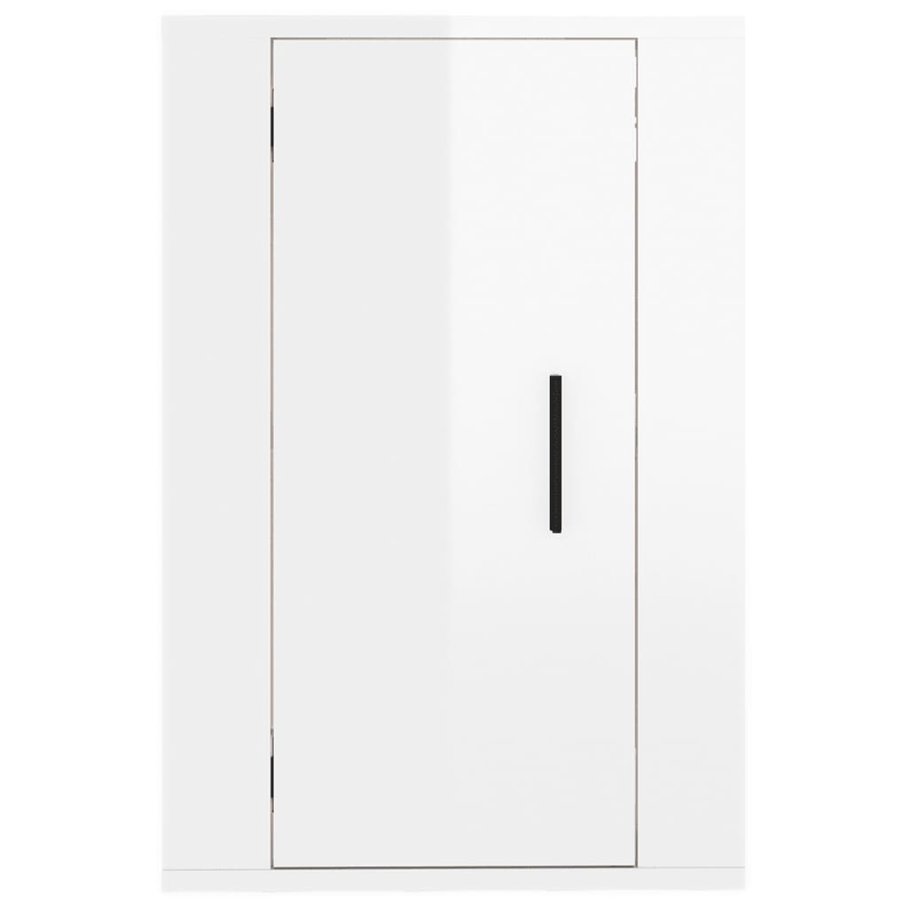 TV-Wandschrank Hochglanz-Weiß 40x34,5x60 cm