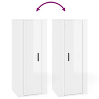 Thumbnail for TV-Wandschrank Hochglanz-Weiß 40x34,5x100 cm