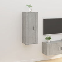 Thumbnail for TV-Wandschrank Betongrau 40x34,5x100 cm