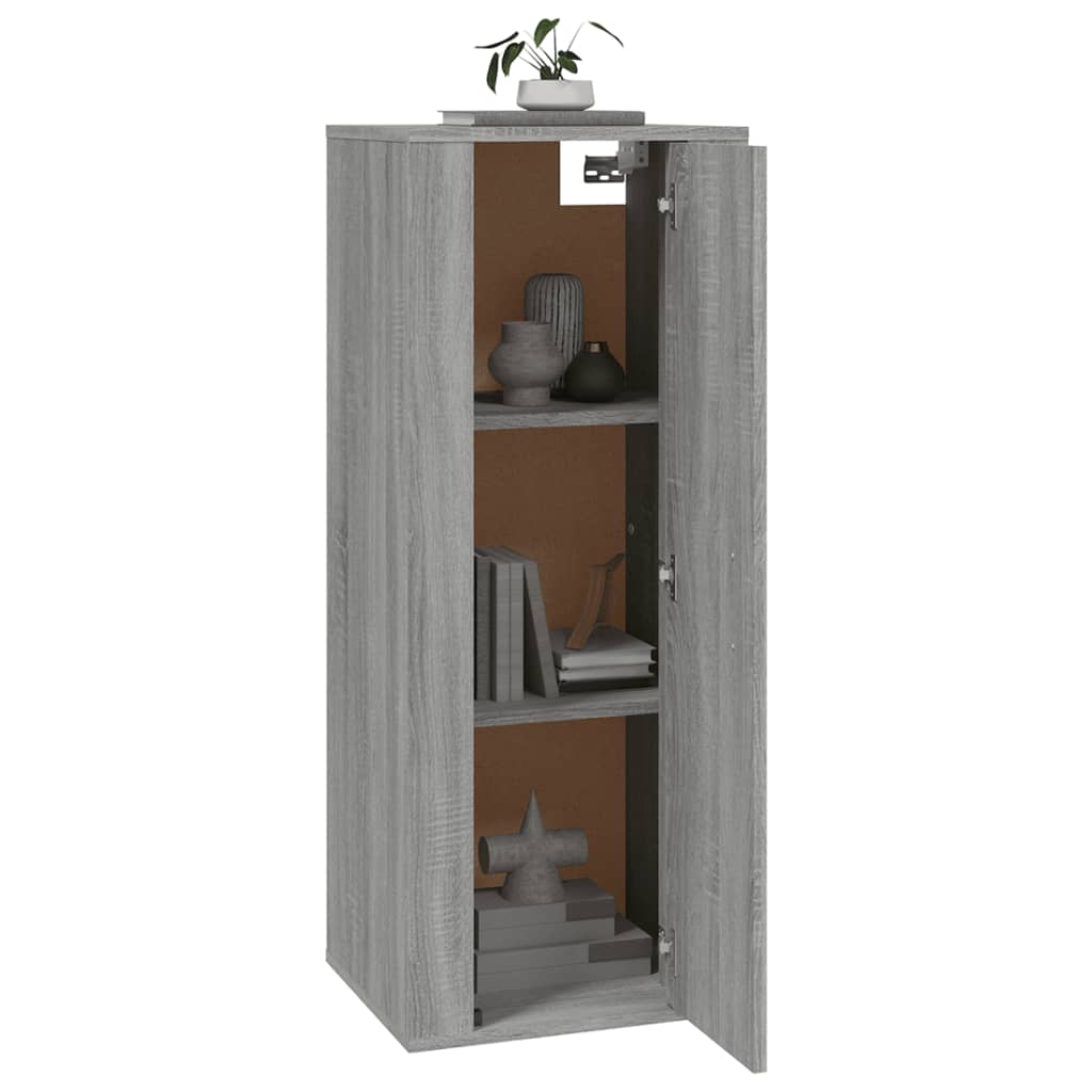 TV-Wandschrank Grau Sonoma 40x34,5x100 cm