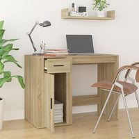 Thumbnail for Schreibtisch Sonoma-Eiche 100x49x75 cm Holzwerkstoff