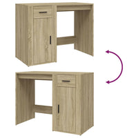 Thumbnail for Schreibtisch Sonoma-Eiche 100x49x75 cm Holzwerkstoff