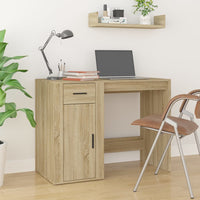 Thumbnail for Schreibtisch Sonoma-Eiche 100x49x75 cm Holzwerkstoff