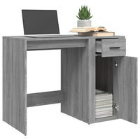 Thumbnail for Schreibtisch Grau Sonoma 100x49x75 cm Holzwerkstoff