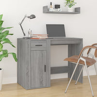 Thumbnail for Schreibtisch Grau Sonoma 100x49x75 cm Holzwerkstoff