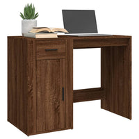 Thumbnail for Schreibtisch Braun Eichen-Optik 100x49x75 cm Holzwerkstoff