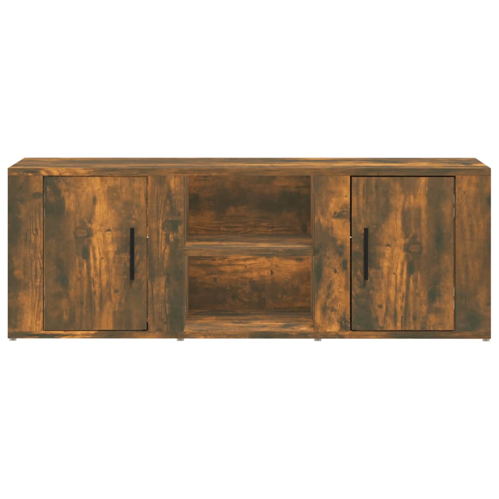 TV-Schrank Räuchereiche 100x31,5x35 cm Holzwerkstoff