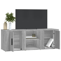 Thumbnail for TV-Schrank Grau Sonoma 100x31,5x35 cm Holzwerkstoff