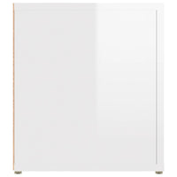 Thumbnail for TV-Schrank Hochglanz-Weiß 80x31,5x36 cm Holzwerkstoff