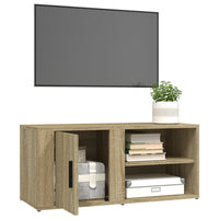Thumbnail for TV-Schrank Sonoma-Eiche 80x31,5x36 cm Holzwerkstoff
