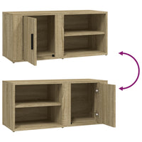 Thumbnail for TV-Schrank Sonoma-Eiche 80x31,5x36 cm Holzwerkstoff