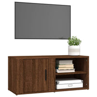 Thumbnail for TV-Schrank Braun Eichen-Optik 80x31,5x36 cm Holzwerkstoff