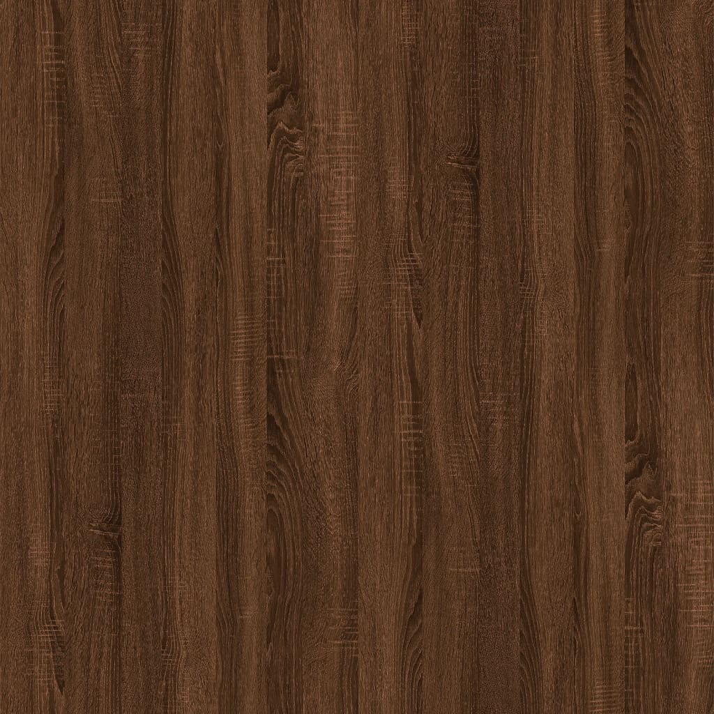 TV-Schrank Braun Eichen-Optik 80x31,5x36 cm Holzwerkstoff