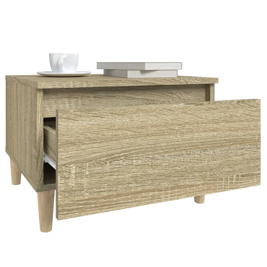 Beistelltische 2 Stk. Sonoma-Eiche 50x46x35 cm Holzwerkstoff