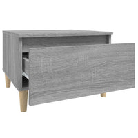 Thumbnail for Beistelltische 2 Stk. Grau Sonoma 50x46x35 cm Holzwerkstoff