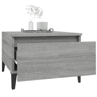 Thumbnail for Beistelltische 2 Stk. Grau Sonoma 50x46x35 cm Holzwerkstoff