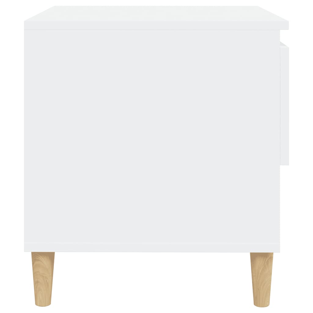 Nachttisch Weiß 50x46x50 Holzwerkstoff