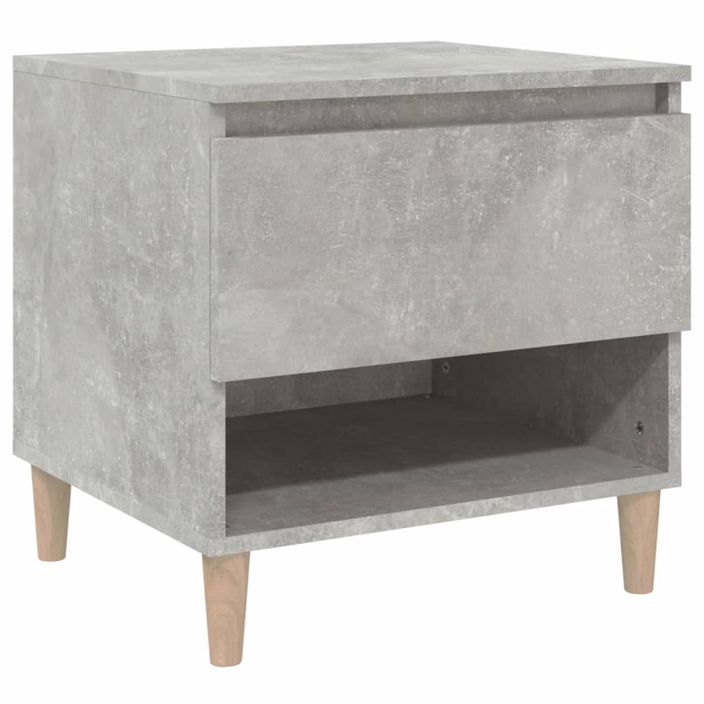 Nachttisch Betongrau 50x46x50 Holzwerkstoff