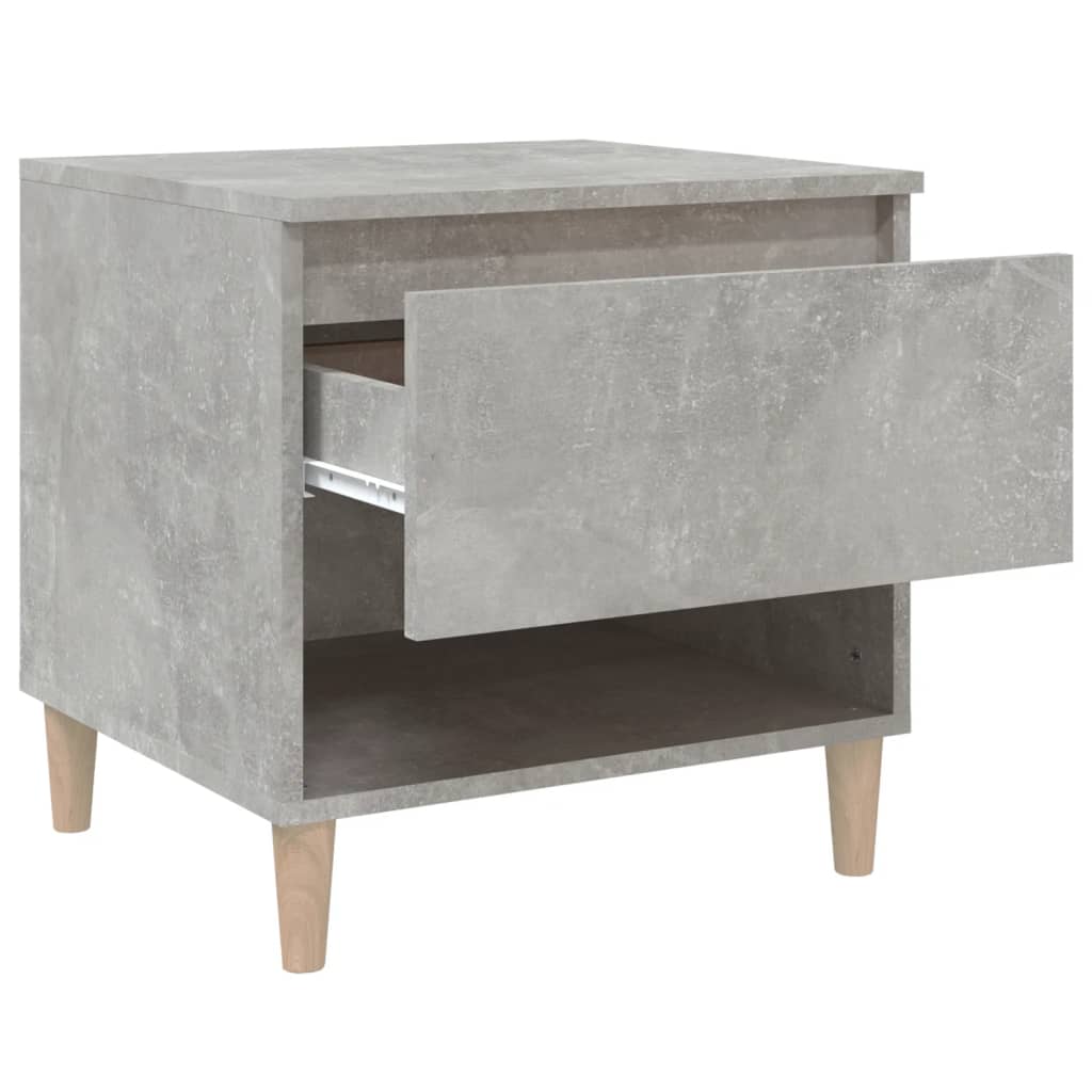 Nachttisch Betongrau 50x46x50 Holzwerkstoff