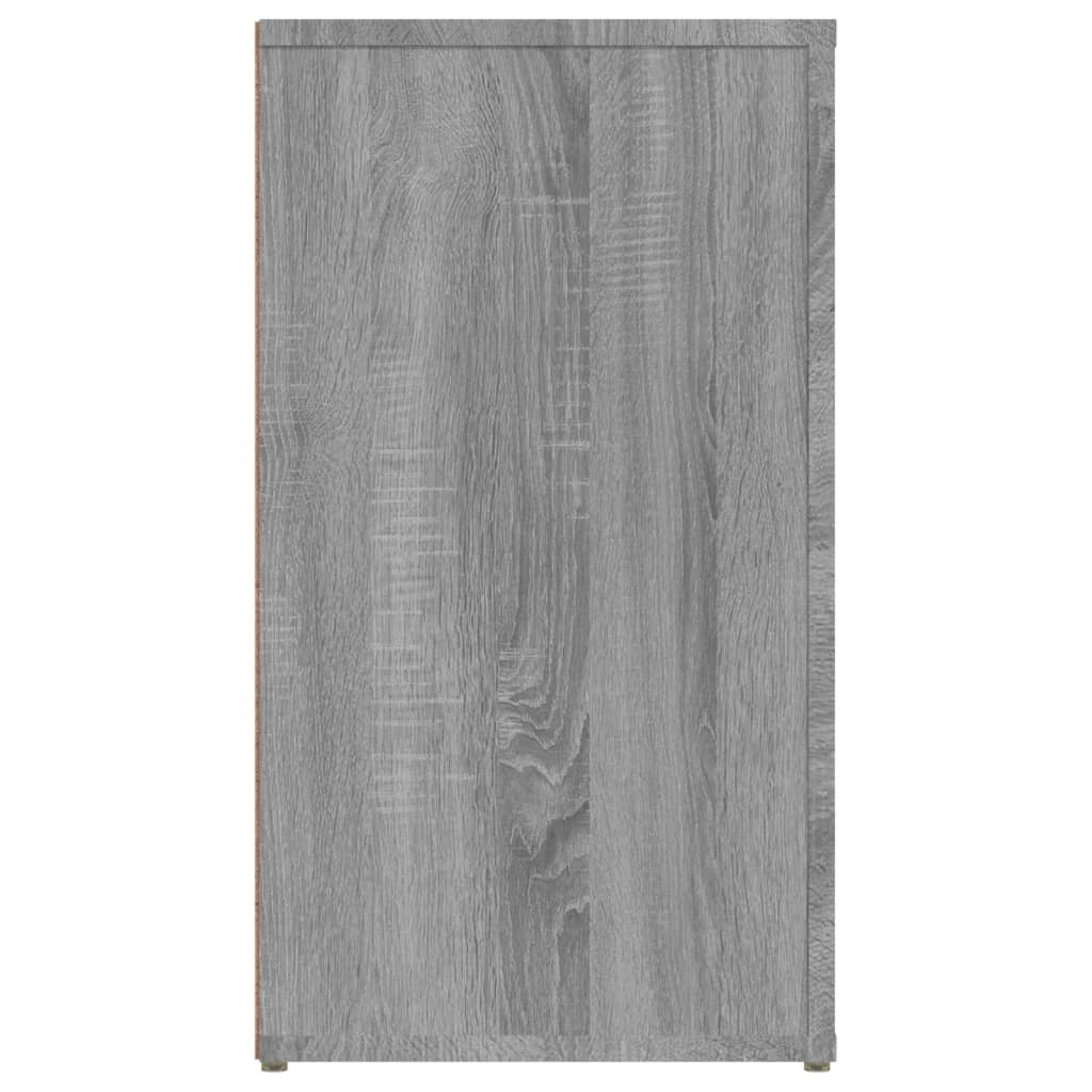 Sideboard Grau Sonoma 100x33x59,5 cm Holzwerkstoff