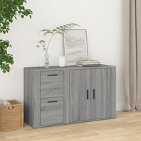Thumbnail for Sideboard Grau Sonoma 100x33x59,5 cm Holzwerkstoff