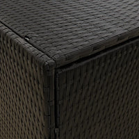 Thumbnail for Gartenschrank Schwarz 100x55,5x80 cm Poly Rattan