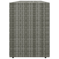 Thumbnail for Gartenschrank Grau 198x55,5x80 cm Poly Rattan