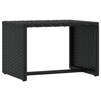 Thumbnail for Sonnenliegen 2 Stk. mit Tisch Schwarz Poly Rattan