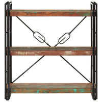 Thumbnail for Bücherregal 3 Fächer 77x30x80cm Recyceltes Massivholz und Eisen