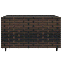 Thumbnail for 4-tlg. Garten-Lounge-Set mit Kissen Braun Poly Rattan