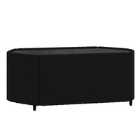 Thumbnail for 4-tlg. Garten-Lounge-Set mit Kissen Schwarz Poly Rattan