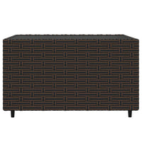 Thumbnail for 4-tlg. Garten-Lounge-Set mit Kissen Braun Poly Rattan